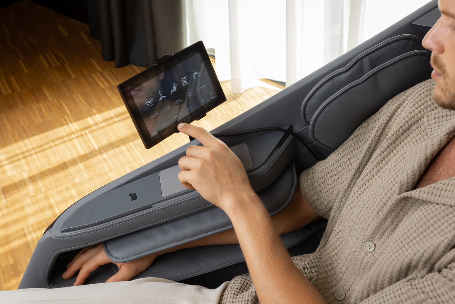 Steuerung und Kontrolle über das Tablet