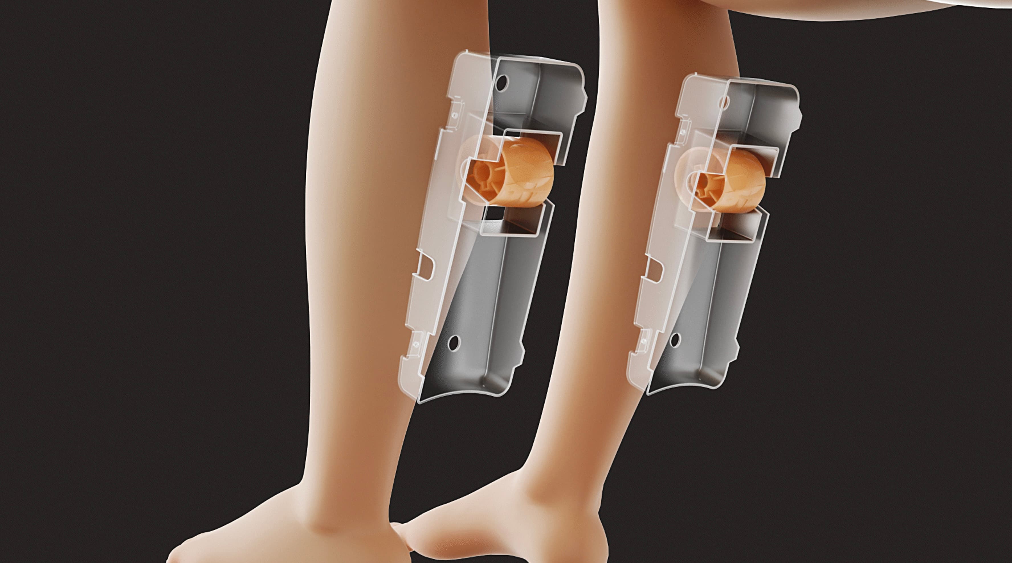 Wadenknetmassage – inklusive zusätzlicher Rolle im Wadenbereich