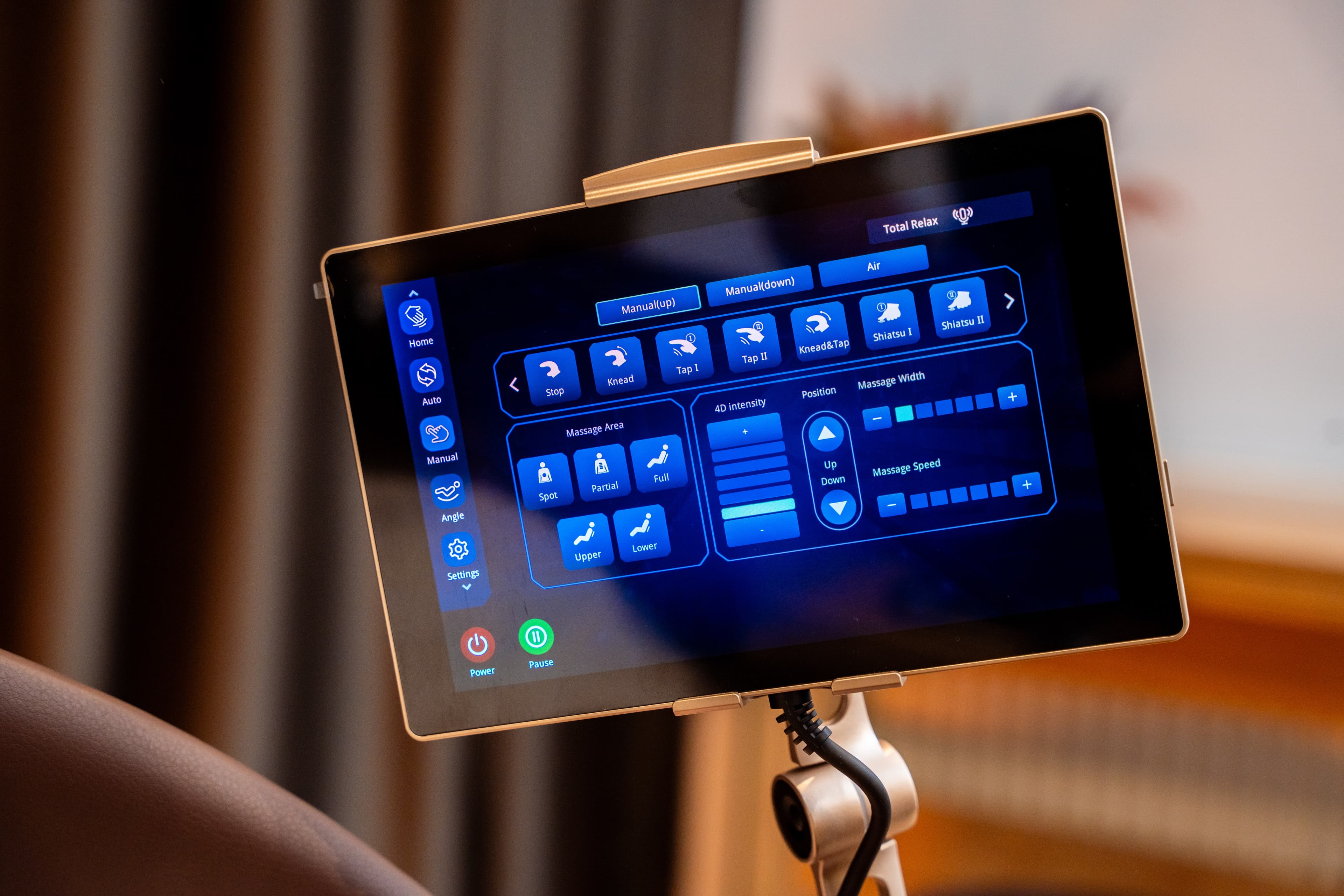 Speichern Sie Ihre bevorzugten Massageprogramme